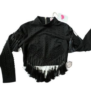 New with tags L’atiste cropped shirt